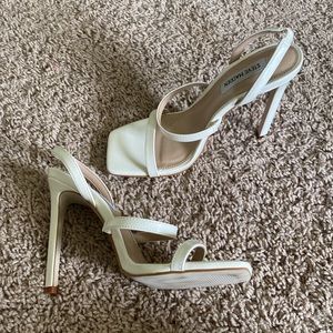 Steven Madden | white heels